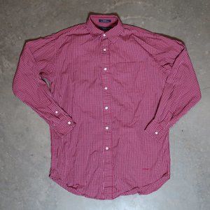 Daniel Cremieux. Men's Small. Classic. Button-Down. Red, White, & Blue.